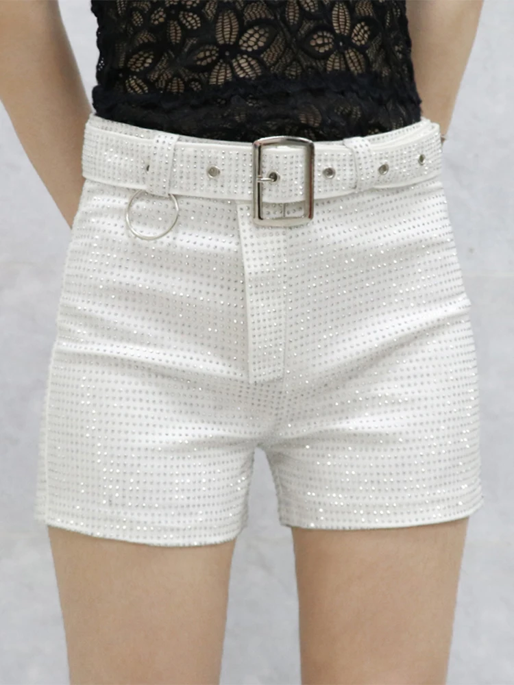 High Waist Fashionable Slimming Short Pants Women\'s Korean Style Casual Jeans Cotton Blend Straight Leg Summer Shorts