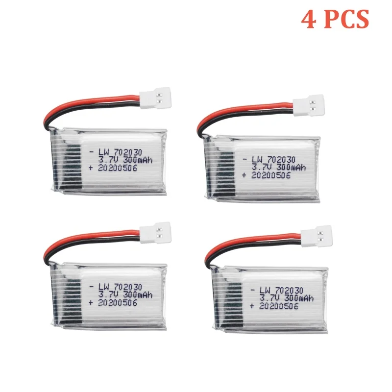 3.7V 300mAh lipo batterij Voor E55 FQ777 FQ17W DFD F180 FY530 U816 U830 H107 X11C Batterij 20C 702030   Voor RC Quadcopter reserveonderdeel