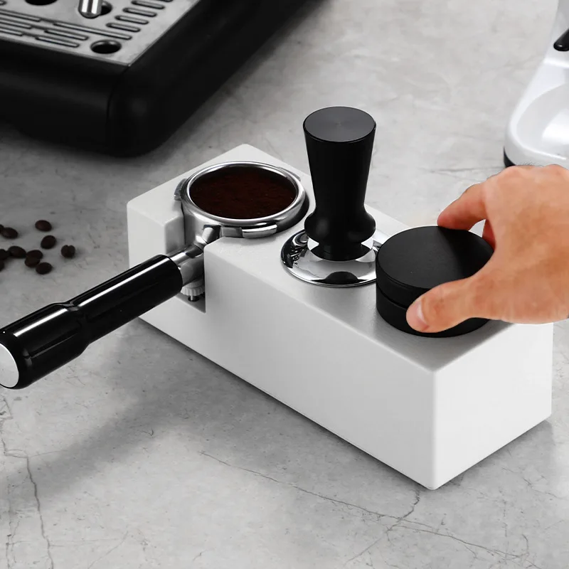 51/53/58mm ABS coffee Powder press blower tamper station rack base Handle bracket storage adjustable height coffeeware bar tools