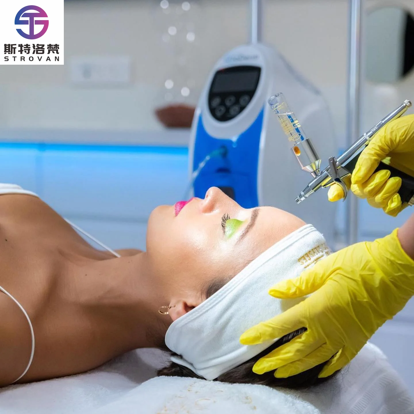 

STLF LZS Newest Oxygen Jet Peel Facial Dome Cosmetic Whitening Oxygen Facial Equipment