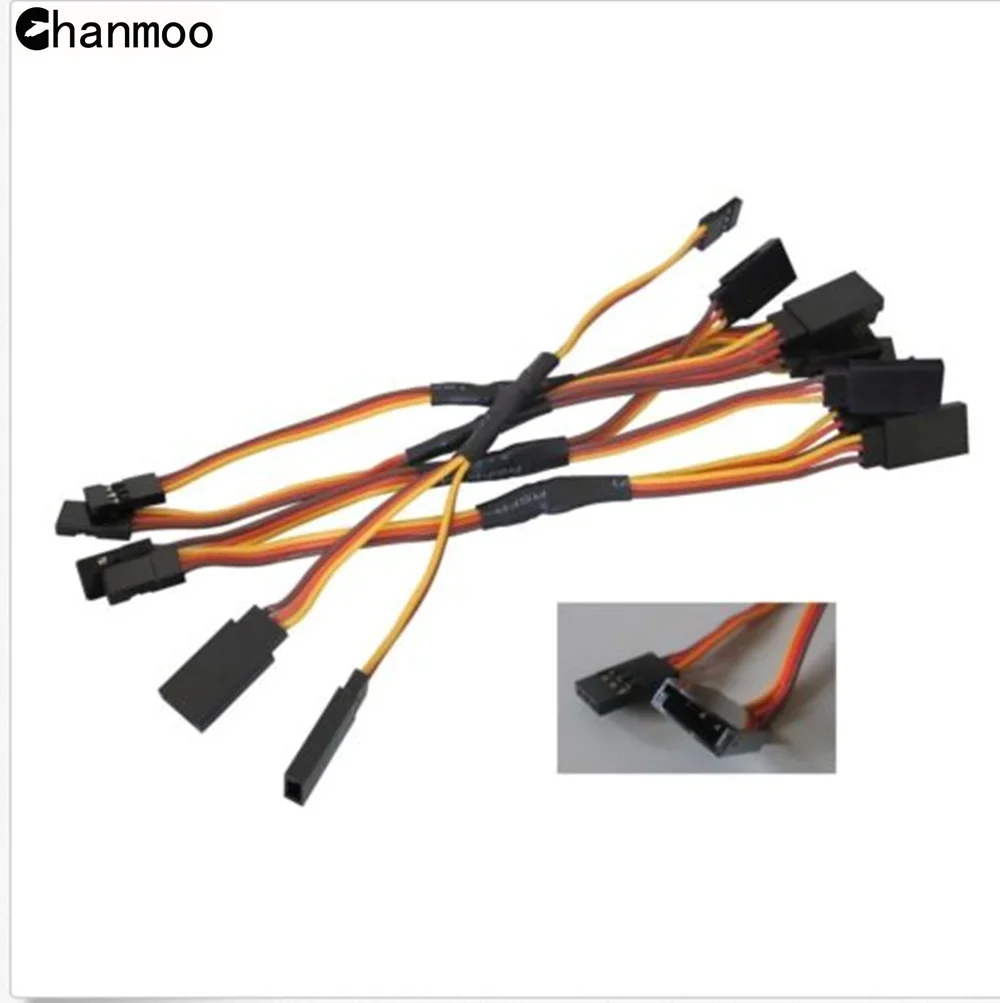 

RC 150mm Y Type Extended Line Extension Lead Wire Cable Fit for Futaba Jr Y Harness Servo Lead Extension Parts