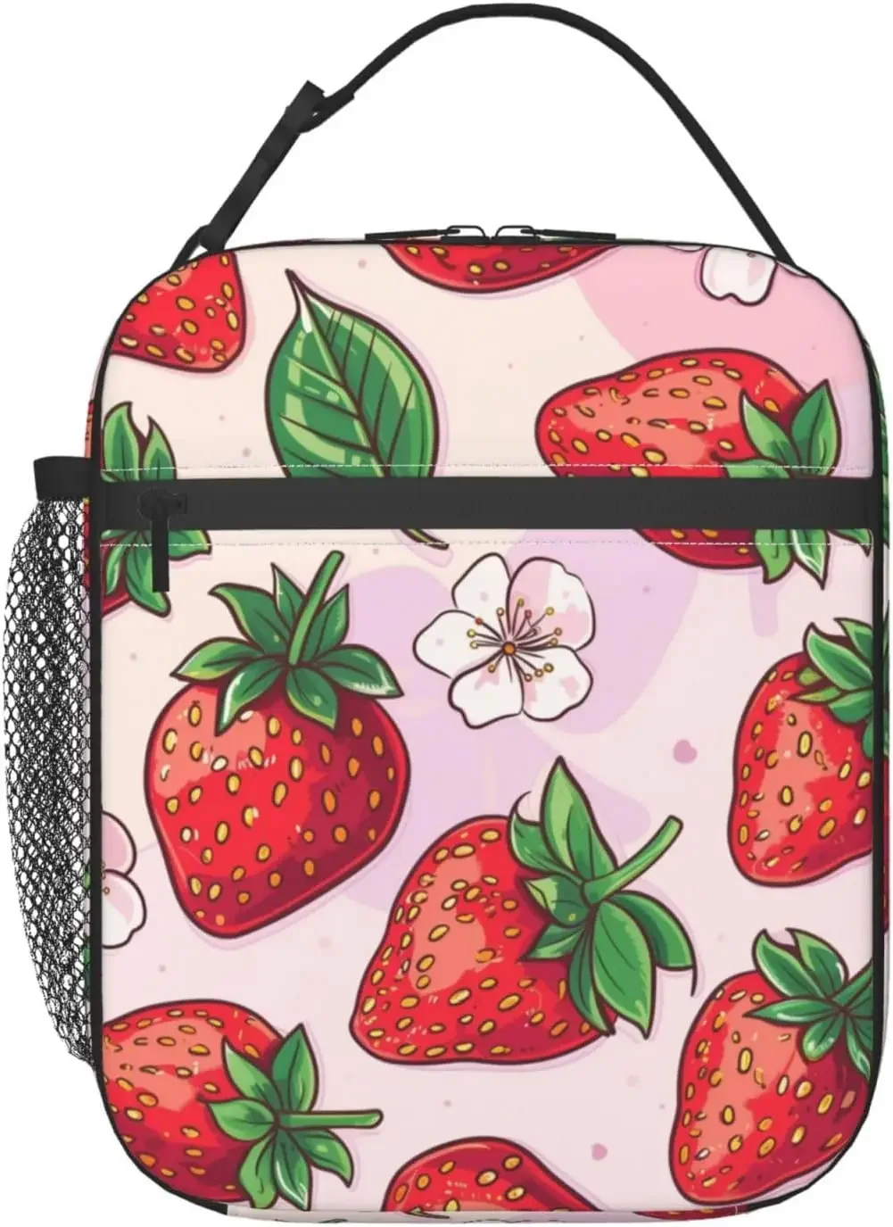 

Insulated Lunch Box for Women Girls Kids Strawberry Lunch Bag for Work,Picnic,School,Travel,Hiking, Beach or Fishing