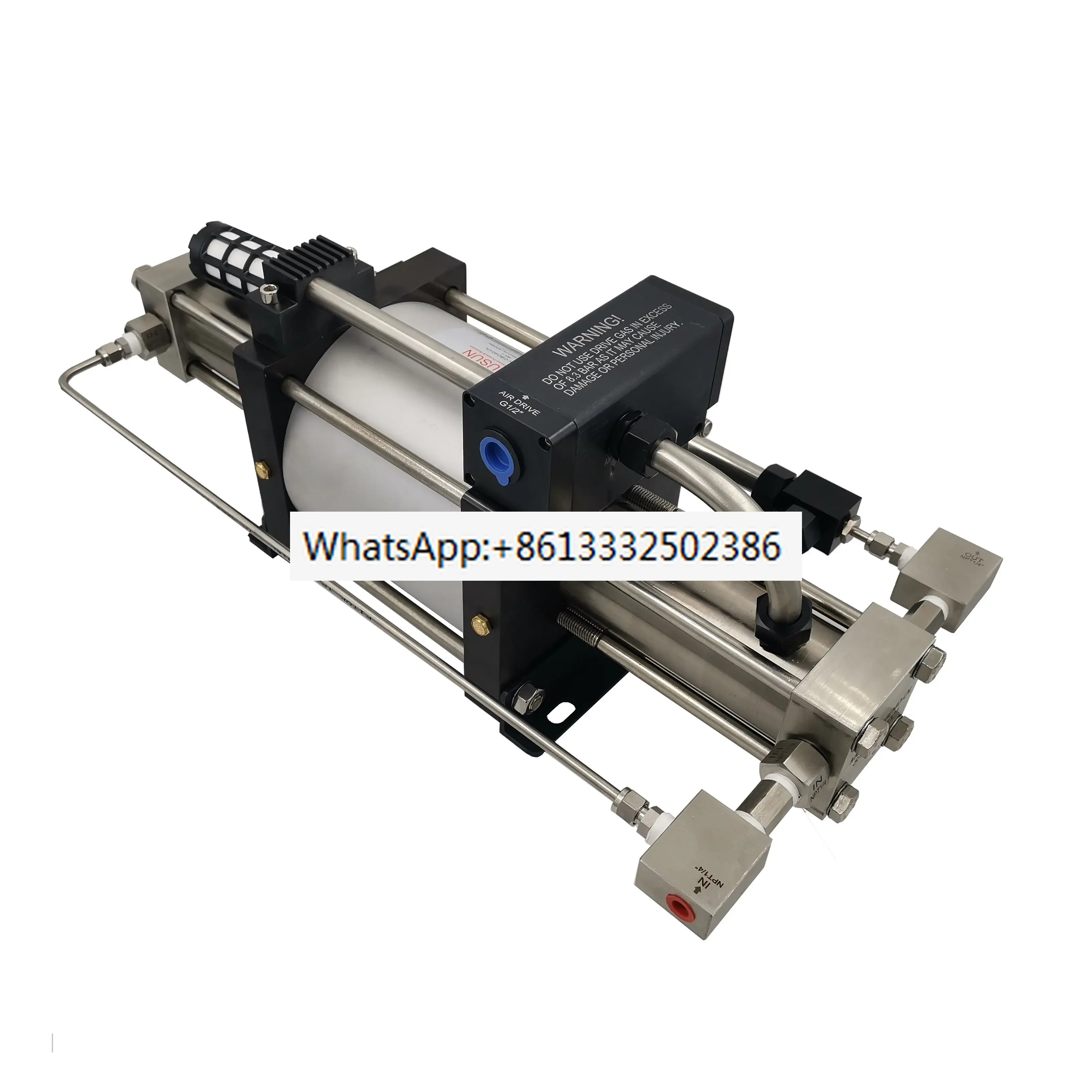 USUN Model:GBD40-OL 200-300 Bar double acting oxygen gas filling booster pump