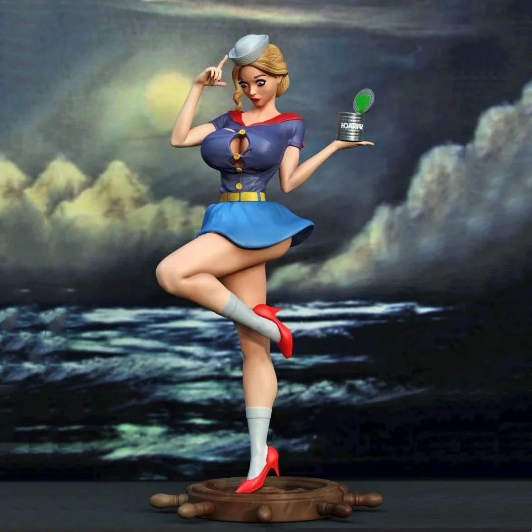 

1/24 Scale Resin Figure Assemble Model Kit Sexy Sailor Girl Unassembled and Unpainted 3D printing DIY toy 729
