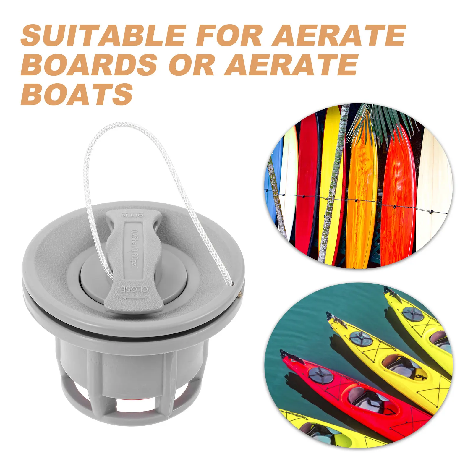 

High Pressure Inflatable Kayak Air Valve Replacement Boat Pump Connector Durable Pom Leakproof Scupper Plug Structural Adapter
