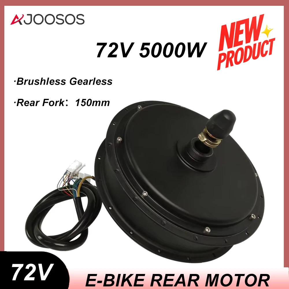 

72 В 5000 Вт бесщеточный безредукторный двигатель высокой мощности с задней ступицей 150 мм вилка Szie комплект для переоборудования электрического велосипеда для горного электронного велосипеда