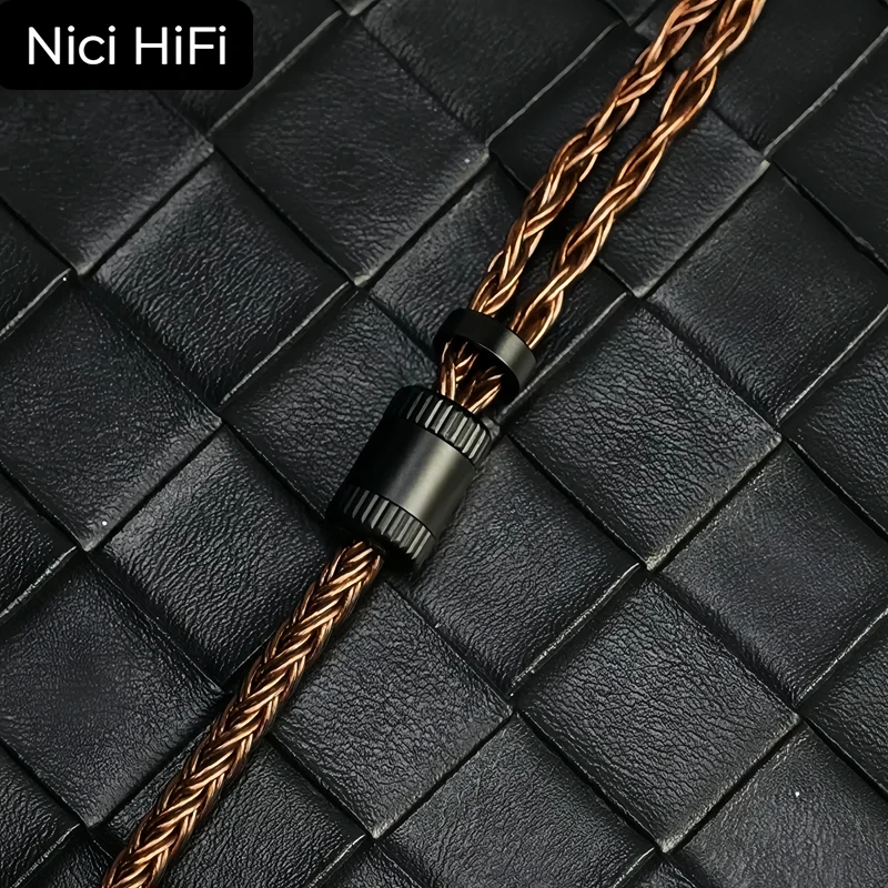 Nici HiFi-18 16-жильный кабель для наушников MMCX/0,78 2-контактный/стерео 3,5 мм, сбалансированный 4,4 мм, сменный кабель для обновления IEM