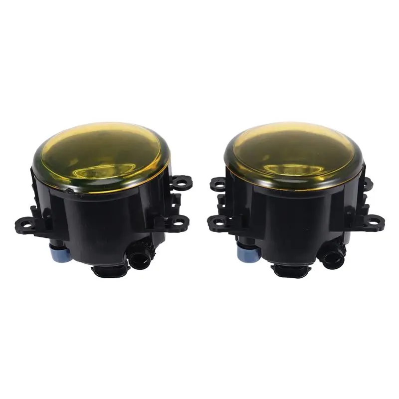 

ABHX-2Pcs Fog Light Lamp Yellow Lens Car Front Bumper Fog Light OE Replacement H11 Bulb F4 For Ford Focus Acura Honda Subaru Nis