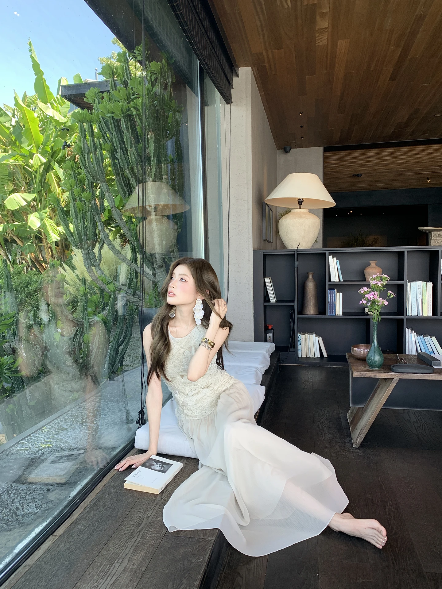 

Женский комплект Aviva on Earth Faion, кружевной жилет с цветочным принтом, топ с тяжелой текстурой, юбка, комплект из двух предметов, летняя повседневная одежда, полиэстер