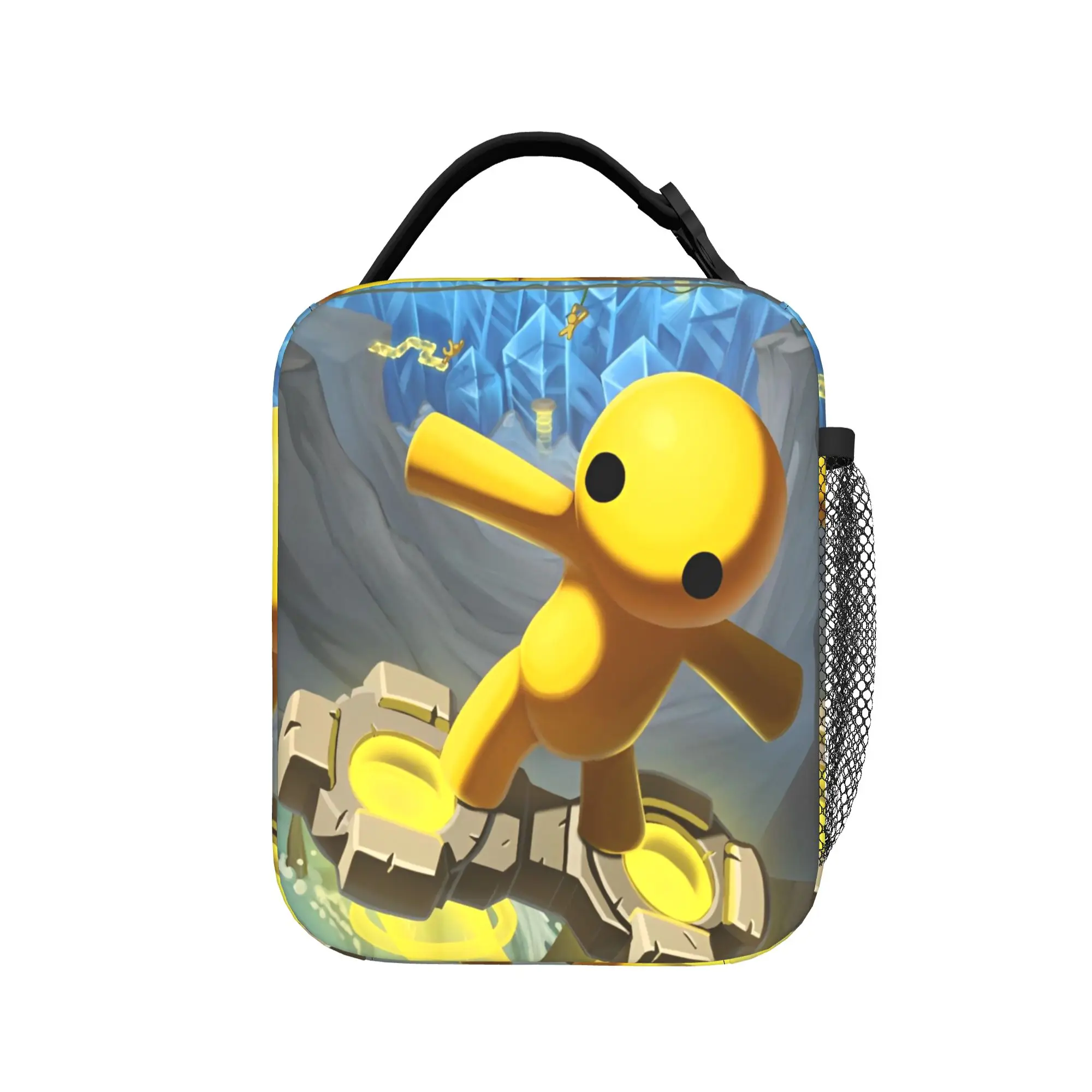 Wobblys Life Gaming Funny Insulated Lunch Bag Thermal Bag Reusable,Lunch Container Hot Games High Capacity Tote Lunch Box