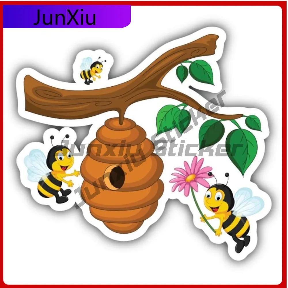 

Beehive Car Sticker Vinyl Decal Exterior Accessories Bumper Rv Camper Windows Decorative Decals Suv Tents Outdoor Camping Sticke