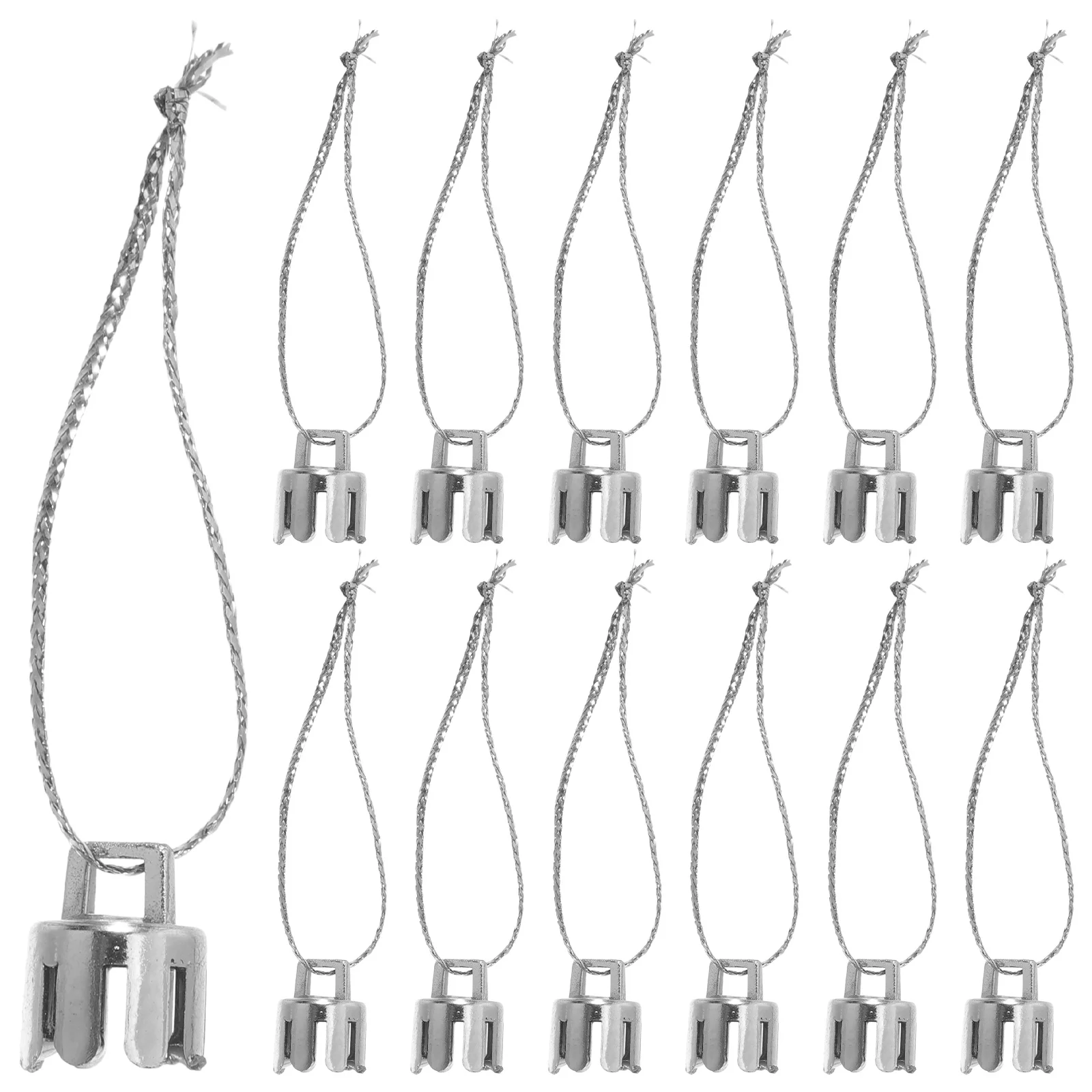 

1000Pcs Christmas Ball Ornament Cap Hangers Plastic DIY Xmas Tops Caps for Hanging Holiday Decoration Crafts Ball Ornament Caps