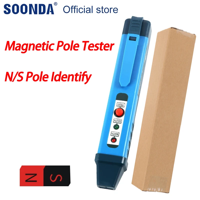 NS Magnetic Pole Pen N S Polar Identification Pen Magnet NS Pole Identification Instrument Tools NS Magnetic Pole Tester Meter