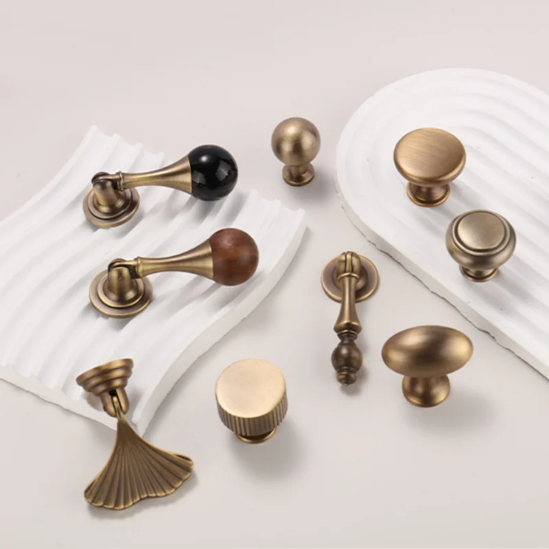 Antique Drawer Knobs Cupboard Handles Vintage Kitchen Cabinet Pulls Wardrobe Accessories Cabinet  Knobs And Furniture Handles