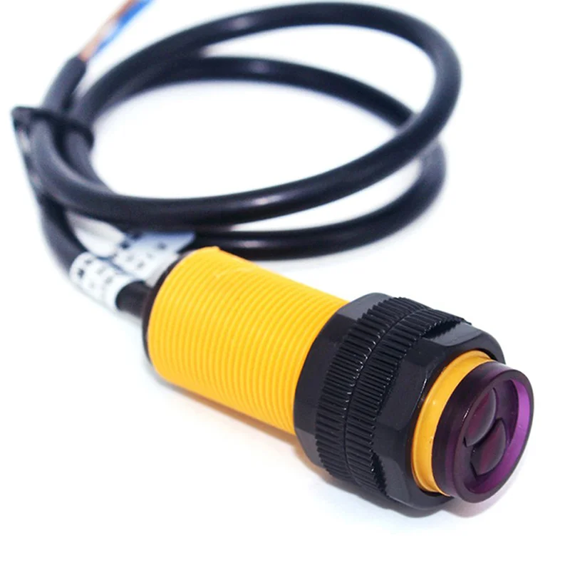 3-80cm Detection Range Adjustable Smart Car Robot E18-D80NK Infrared Obstacle Avoidance Photoelectric Sensor Proximity Switch