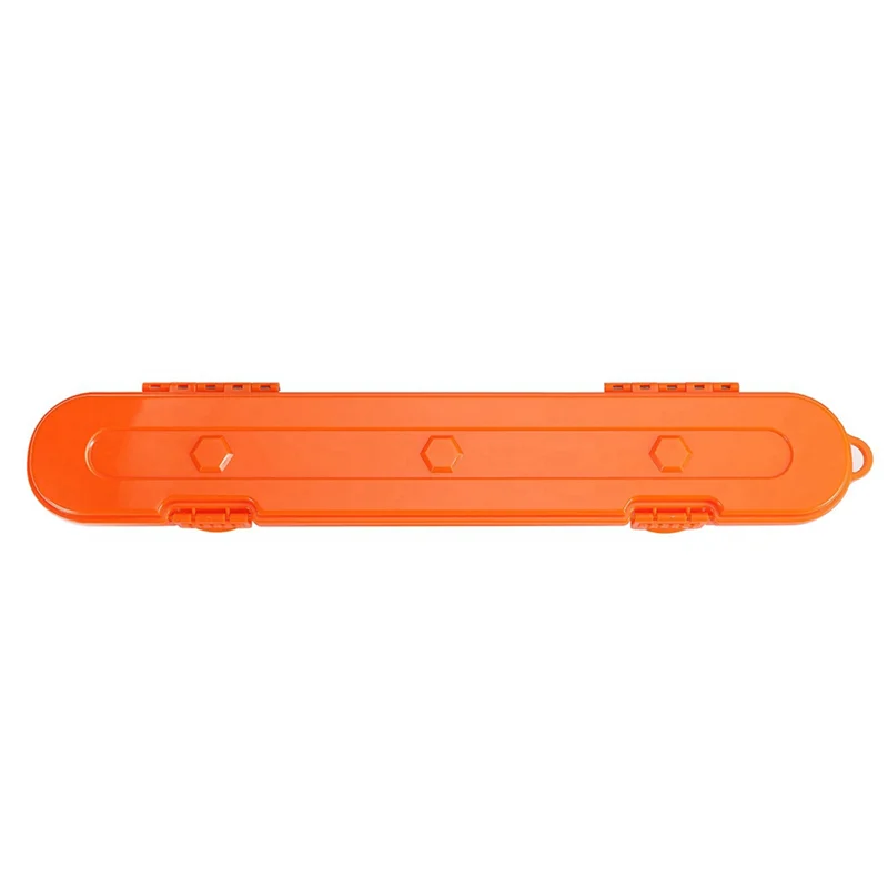 

Premium-2X Chainsaw Chain Storage Case,Chainsaw Chain Organizer Box For 10Inch 16Inch 18Inch 20Inch Chainsaw (Orange)