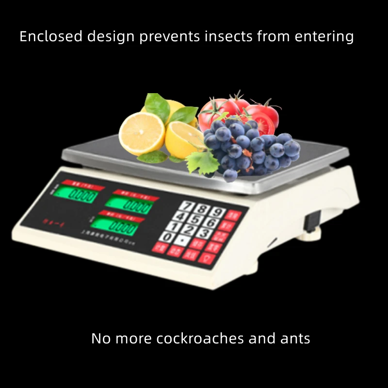 waterproof seafood scale platform scale commercial small platform scale accurate 10g-30kg pricing electronic scale