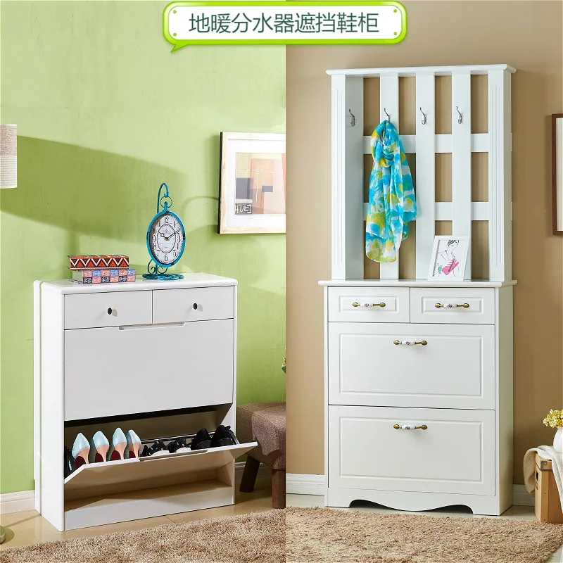Floor heating cabinet shelter hidden floor heating water separator switch valve router cabinet box decorative