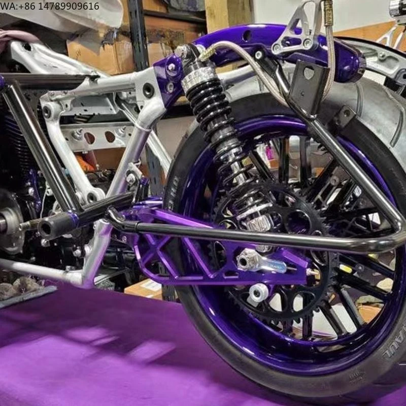 Black3 Modified Motorcycle Parts Harleypart Touring Models High Tensile Lightweight Aluminum AlloySwingarmSystemMotorcycle parts