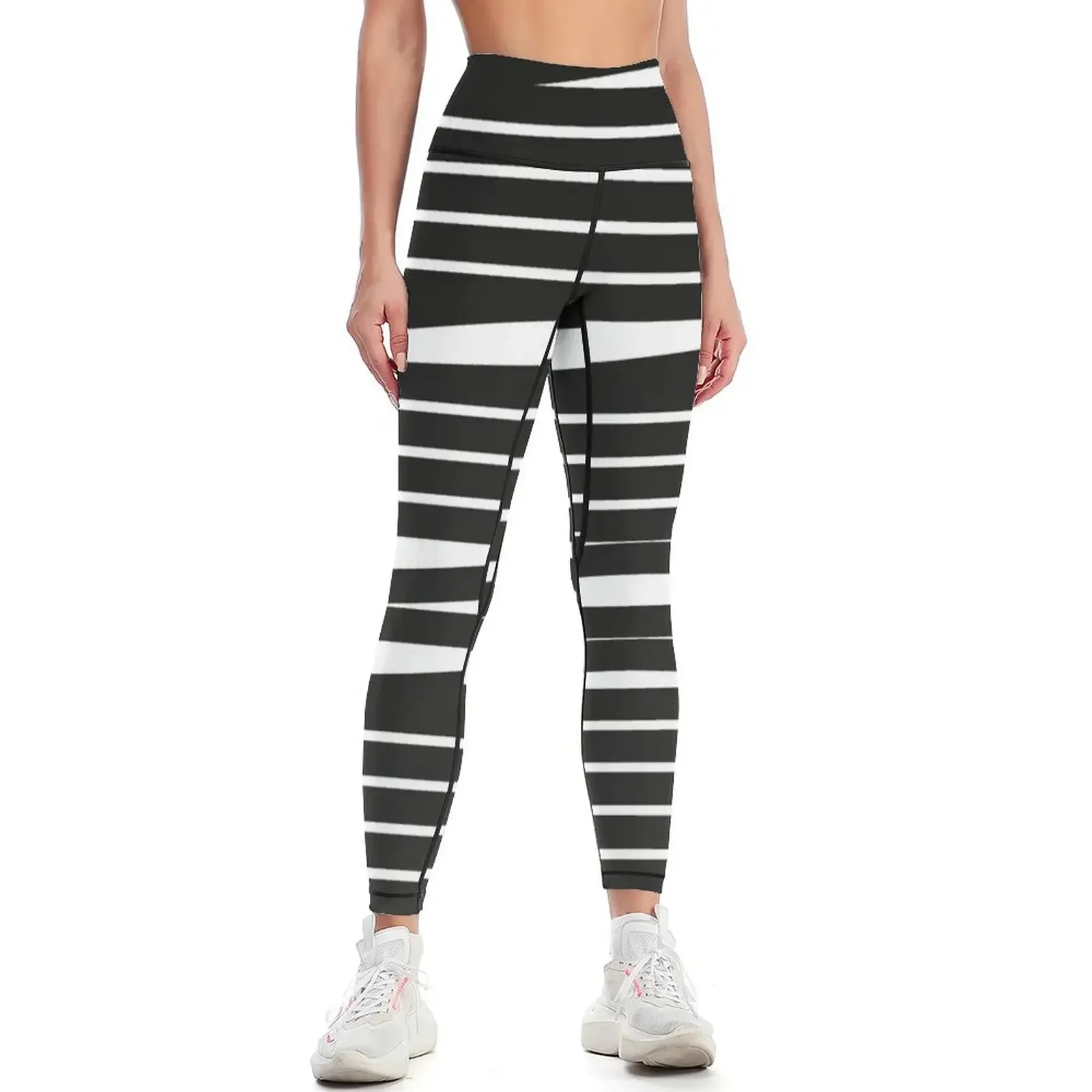 

Strip wave 2 Leggings sporty woman gym harem pants legging gym sports for push up Womens Leggings
