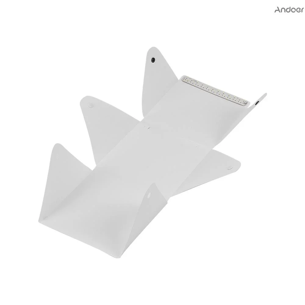 휴대용 LED 접이식 사진 배경 라이트 박스, 사진 스튜디오용 소프트 박스, 유튜브용 사진 램프