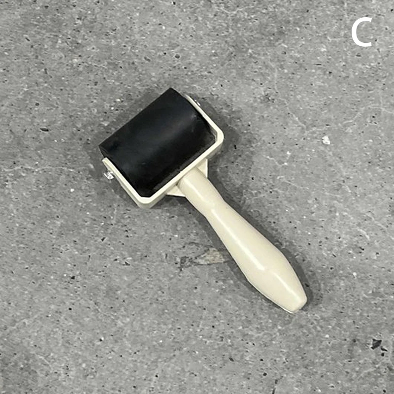 B*1PCS Rubber Roller Brayer Ink Painting Printmaking Roller Art Craft Projects Ink Stamping Tool Paint Roller