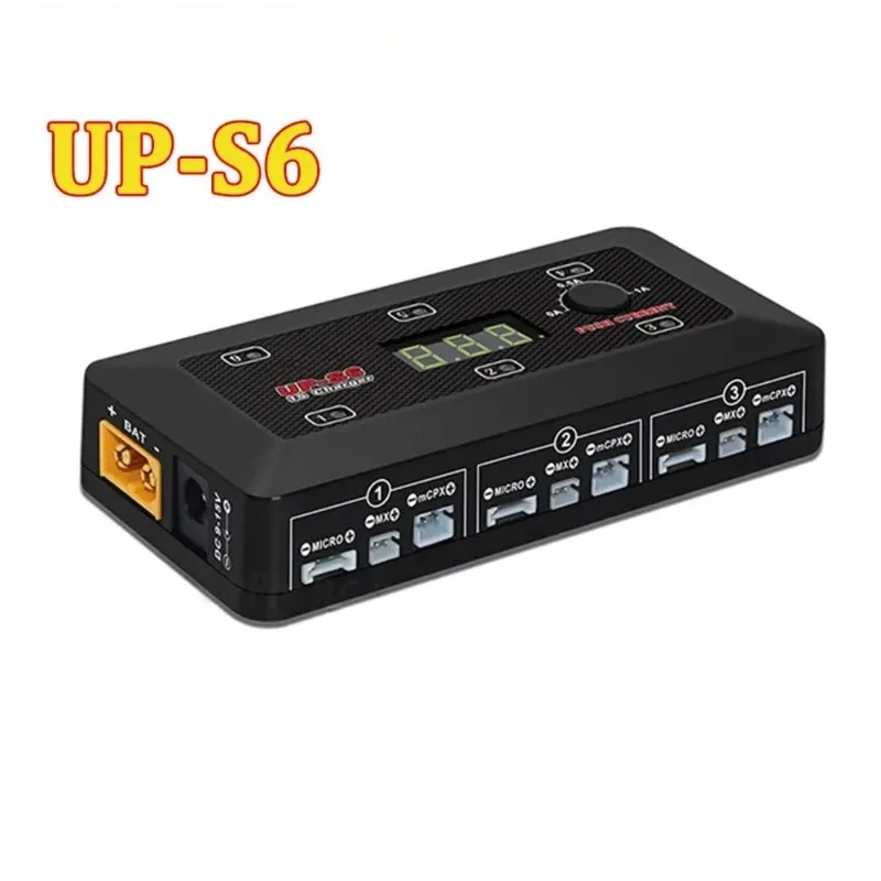 UP-S6 1S LiPo LiHV Charger 3.7V MICRO MX mCPX USB Charger for RC Racing Drone Blade Inductrix
