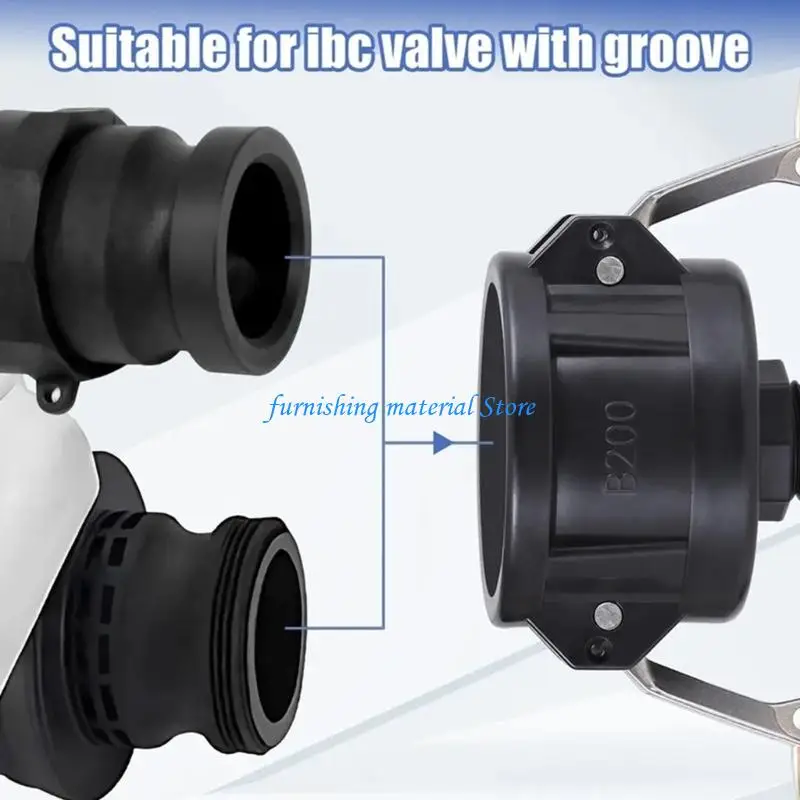 

Y5GD Практические IBC Adapter Connectors от 2 дюйма до 3/4 -дюймового GHT с прочными пластиковыми круглыми клапанами