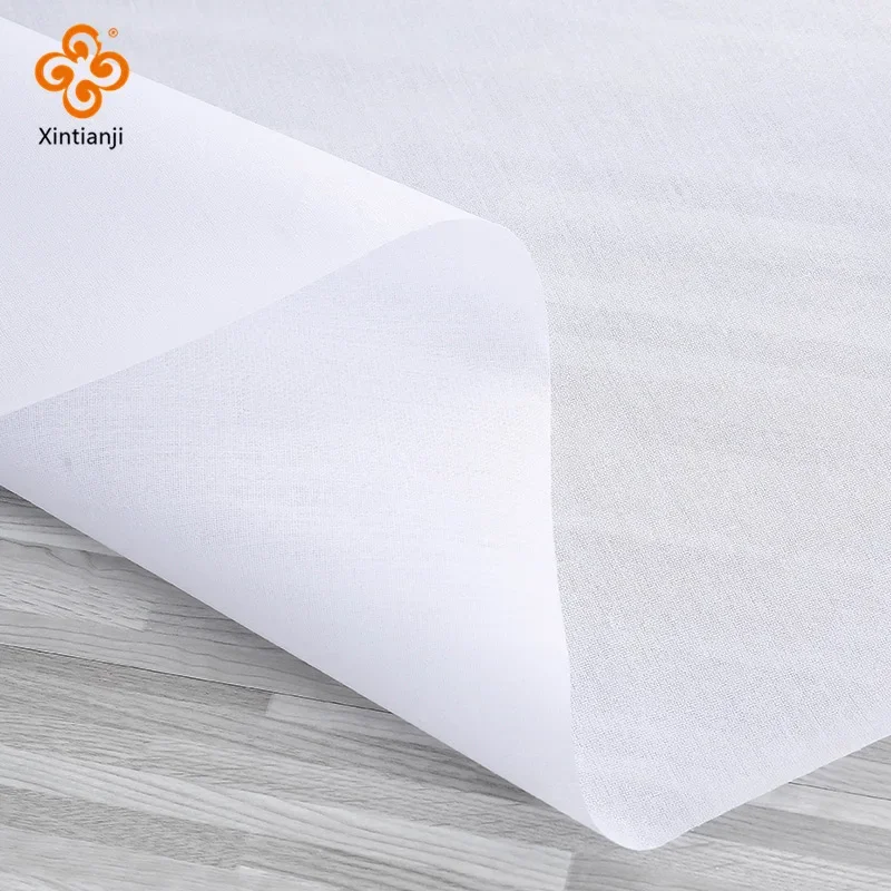 50X100cm Hard Interfacing Fabric Iron on Resin Adhesive Lining DIY Accessories Cloth Patchwork Lining Need To Use Electric Iron
