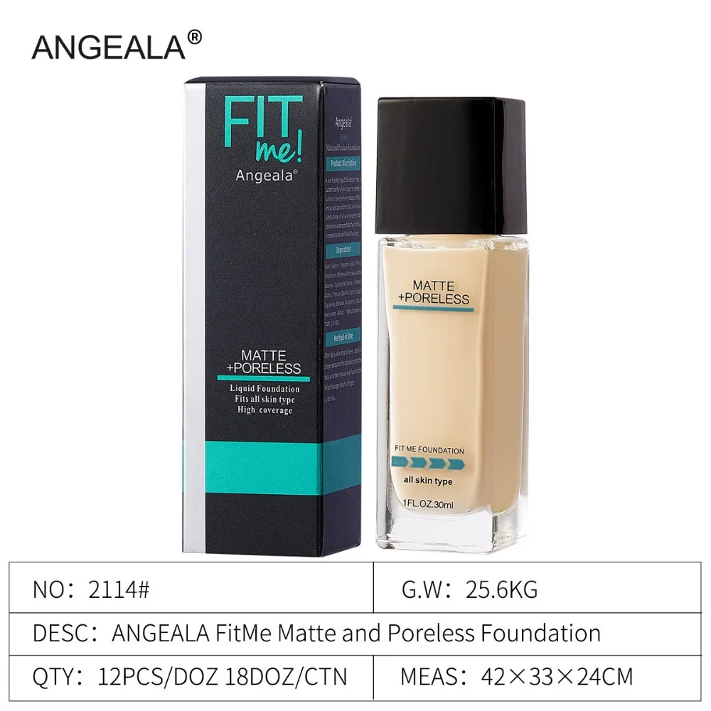 Fondotinta liquido professionale a copertura totale Base per trucco correttore a lunga durata BB Cream Fondotinta viso impermeabile