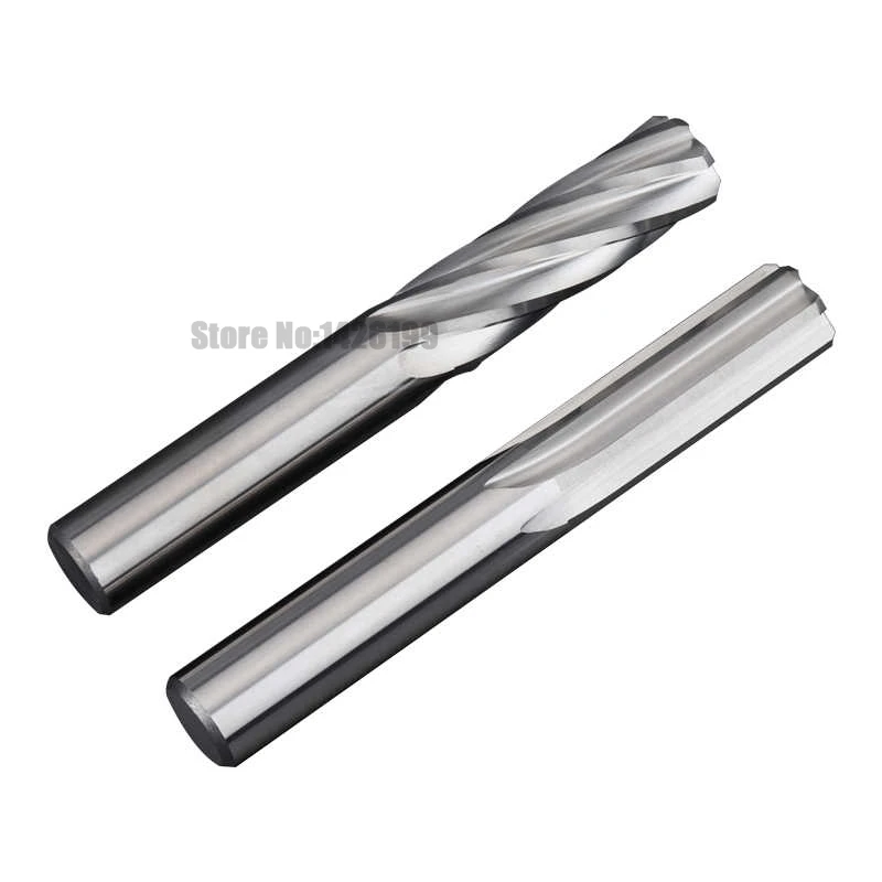 Punta da trapano rivestita a resistenza industriale con scanalatura a spirale dritta da 1,0 mm-13 mm per alesatore per macchina in metallo duro per ghisa di acciaio in alluminio