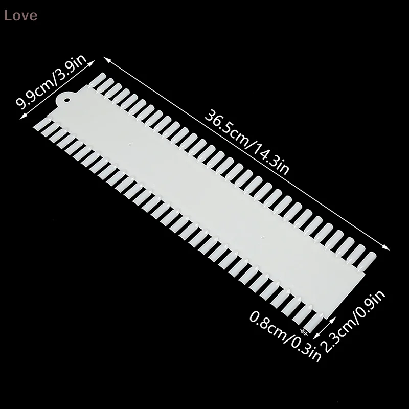 [L&P]60個/セット 付け爪チップ ネイルポリッシュパレットスタンド ショーツール フラットボトム マニキュア ソリッドプラスチック ネイルアートディスプレイツール