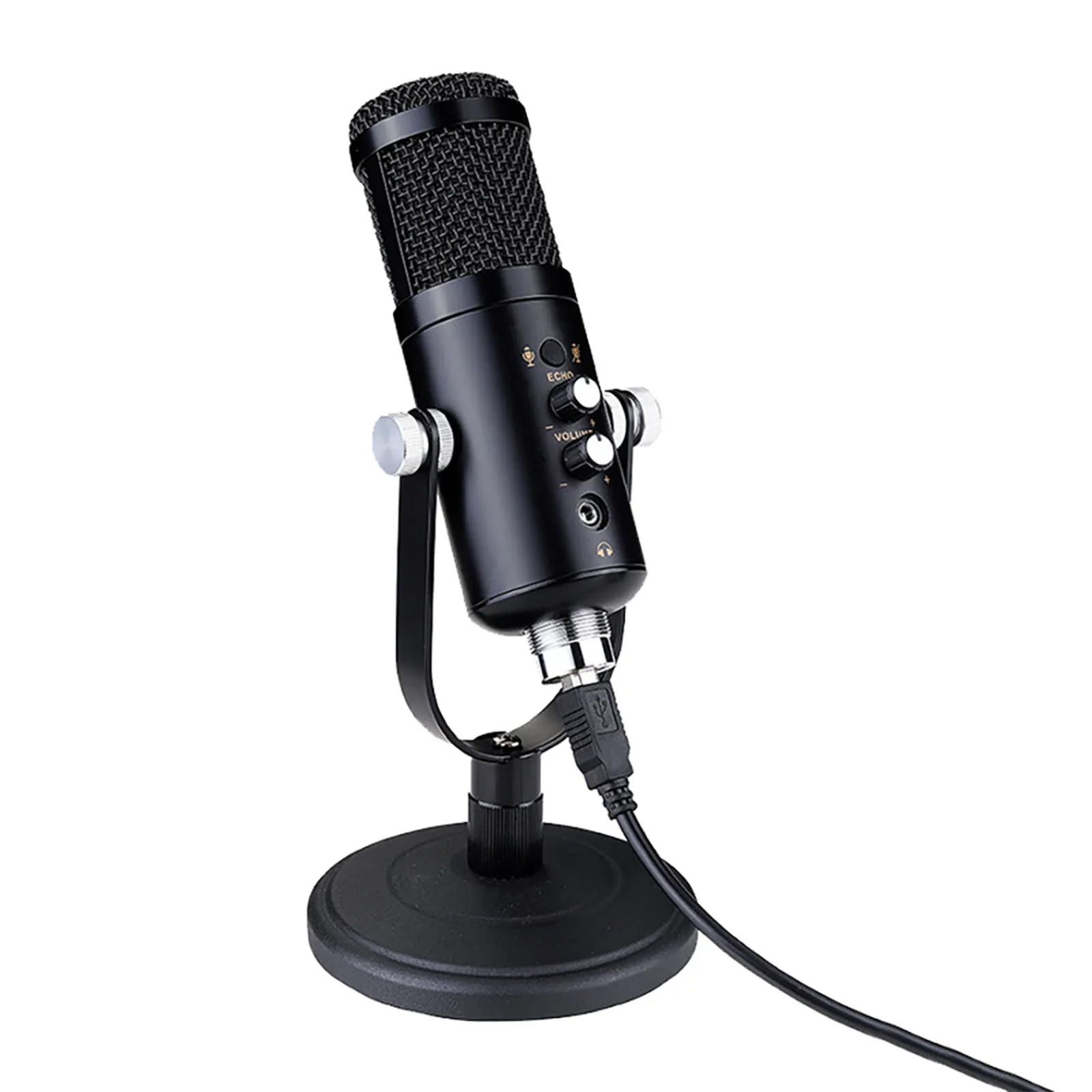 Usb Microphone Desktop Condenser Podcast Laptop Recording Professional Gaming Studio Singing Game Streaming Mic for Pc Computer