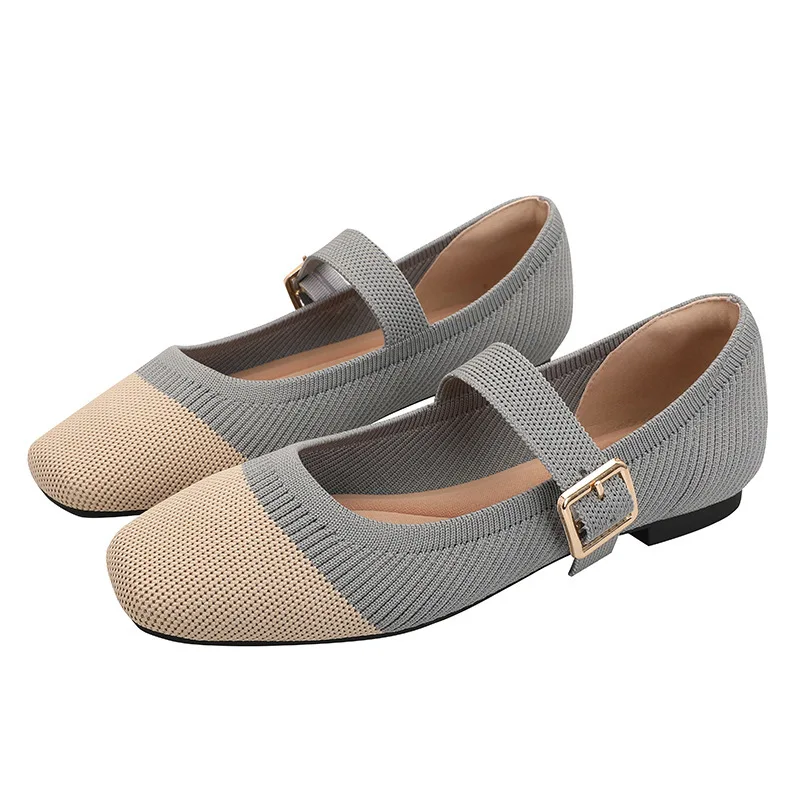 large-size-knitted-mary-jane-flat-shoes-women's-casual-slip-on-rubber-bottom-flat-heel-comfortable-breathable-casual-shoes