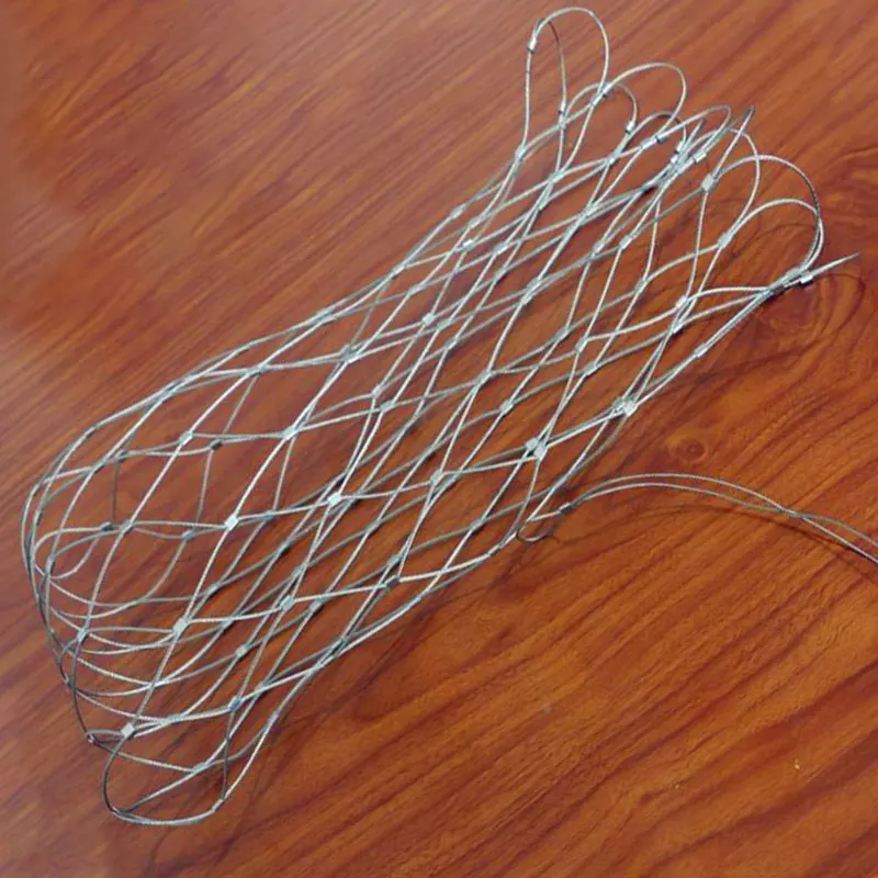 

Лидер продаж, безопасная сетчатая сумка для троса/сетка для защиты от падения/316, сетчатая сумка для троса из нержавеющей стали