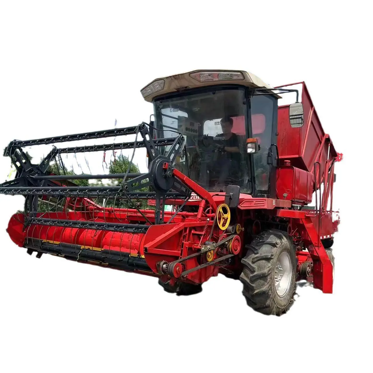 Wheat and corn combine harvester brand new silage machine multifunctional agricultural harvester large straw silage machine