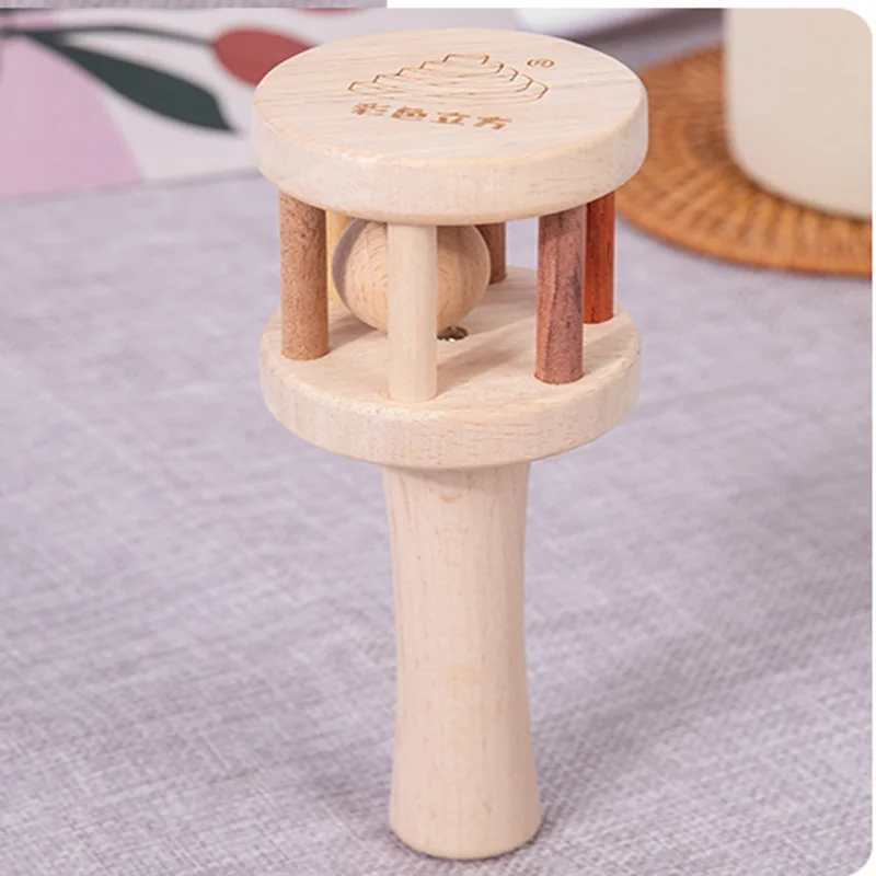 Christmas gift Baby Rattles Chinese Supplier Wooden Children  Educational Wooden Toys Puzzle Early Education  Montessori