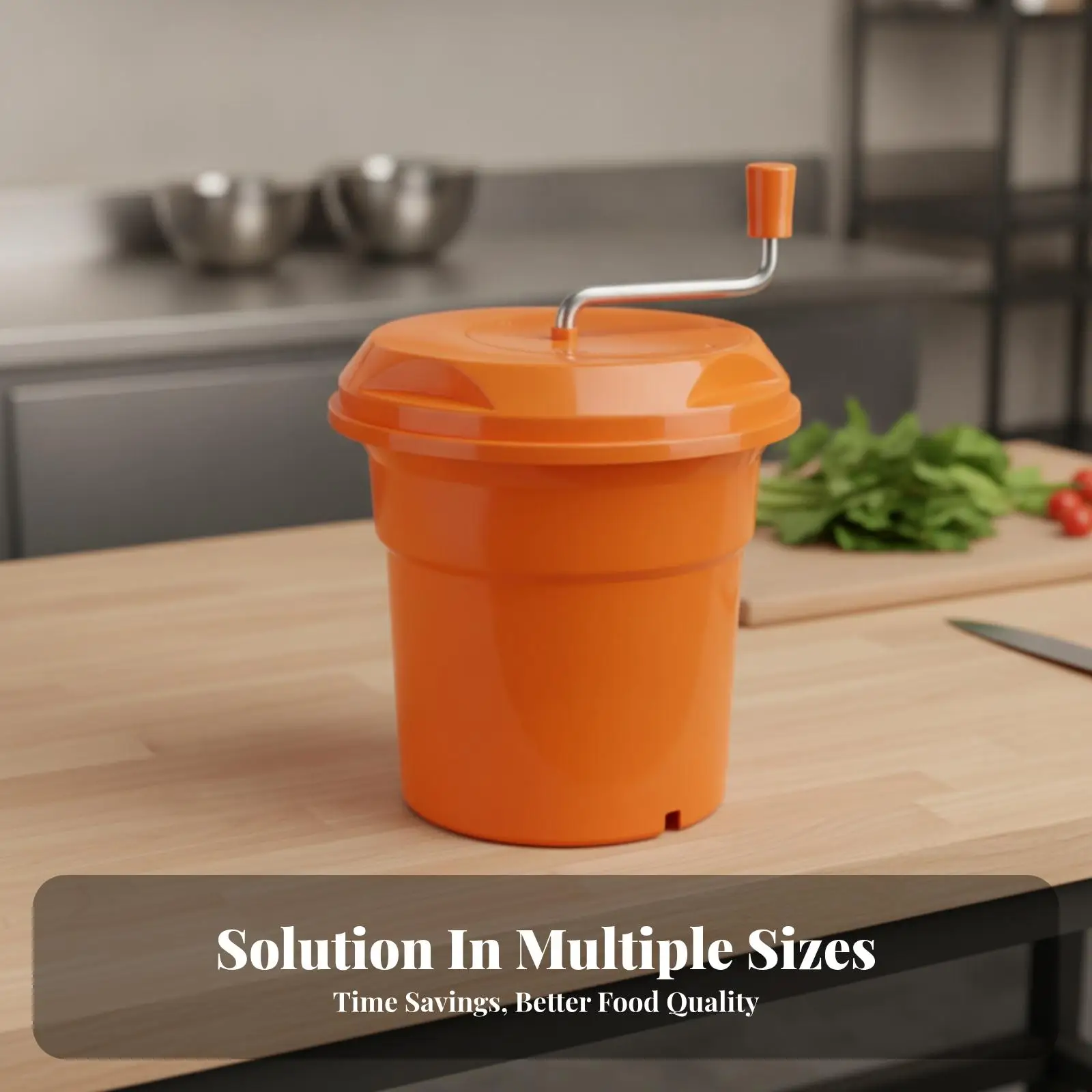 Plastic Manual Lettuce Spinner Salad Drainer Vegetable Washing Basket with Removable Colander for Home