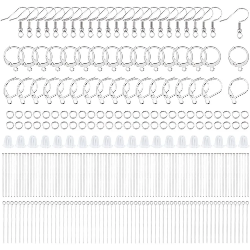 Leverback Earring Hooks Stainless Steel Earring Hooks French Leverback Earrings DIY Earring Making Findings Kits for Making