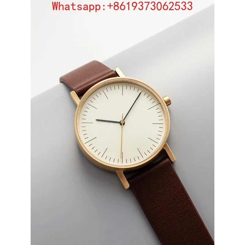 2026 Customized New Bishuwan B001 Gold Simple Men's and Women's Peripheral Watches