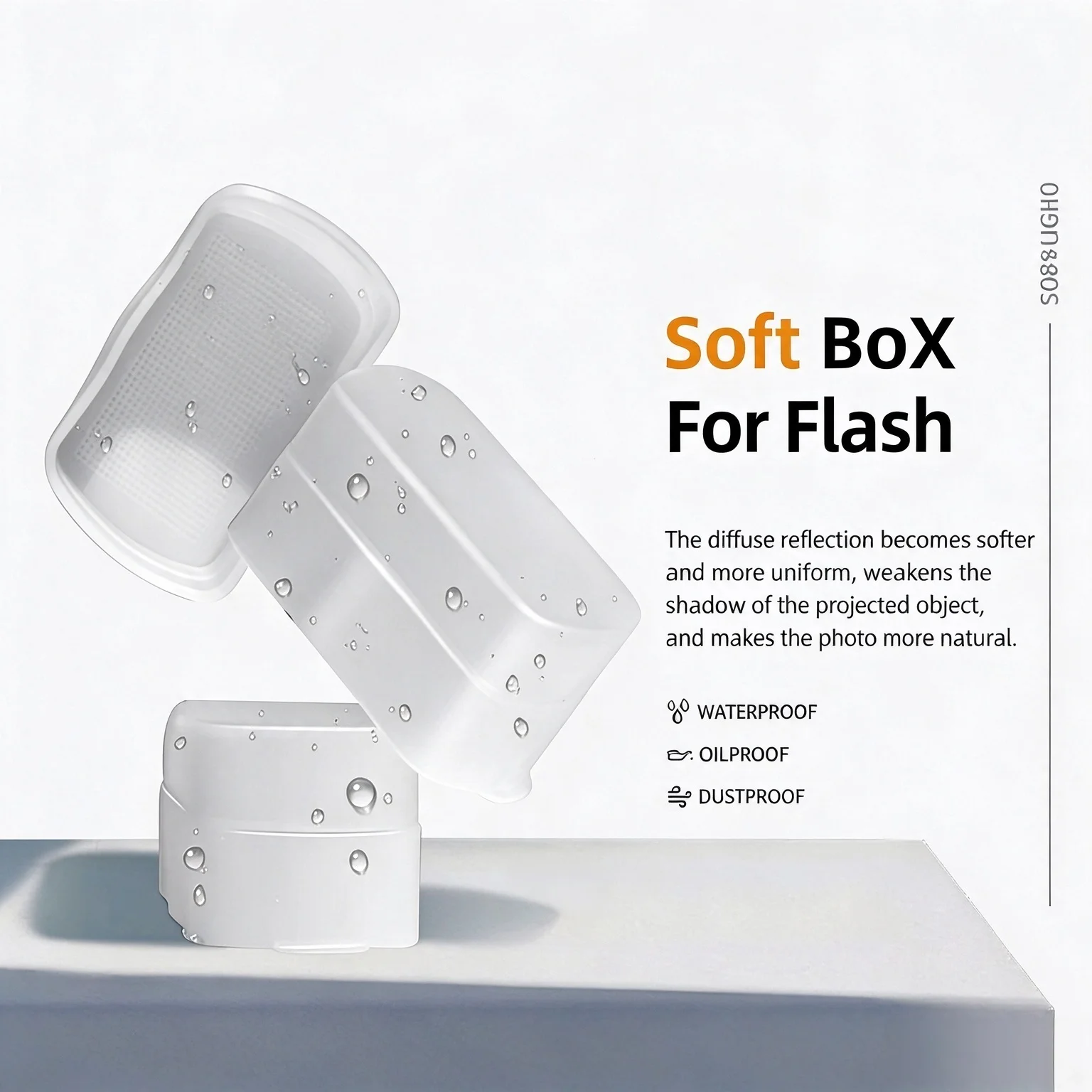 Flash Diffuser Dome Bounce Fit for Canon Speedlite 580EX II Godox V850 860II TT685 TT600 TT520II Yongnuo YN-560/565