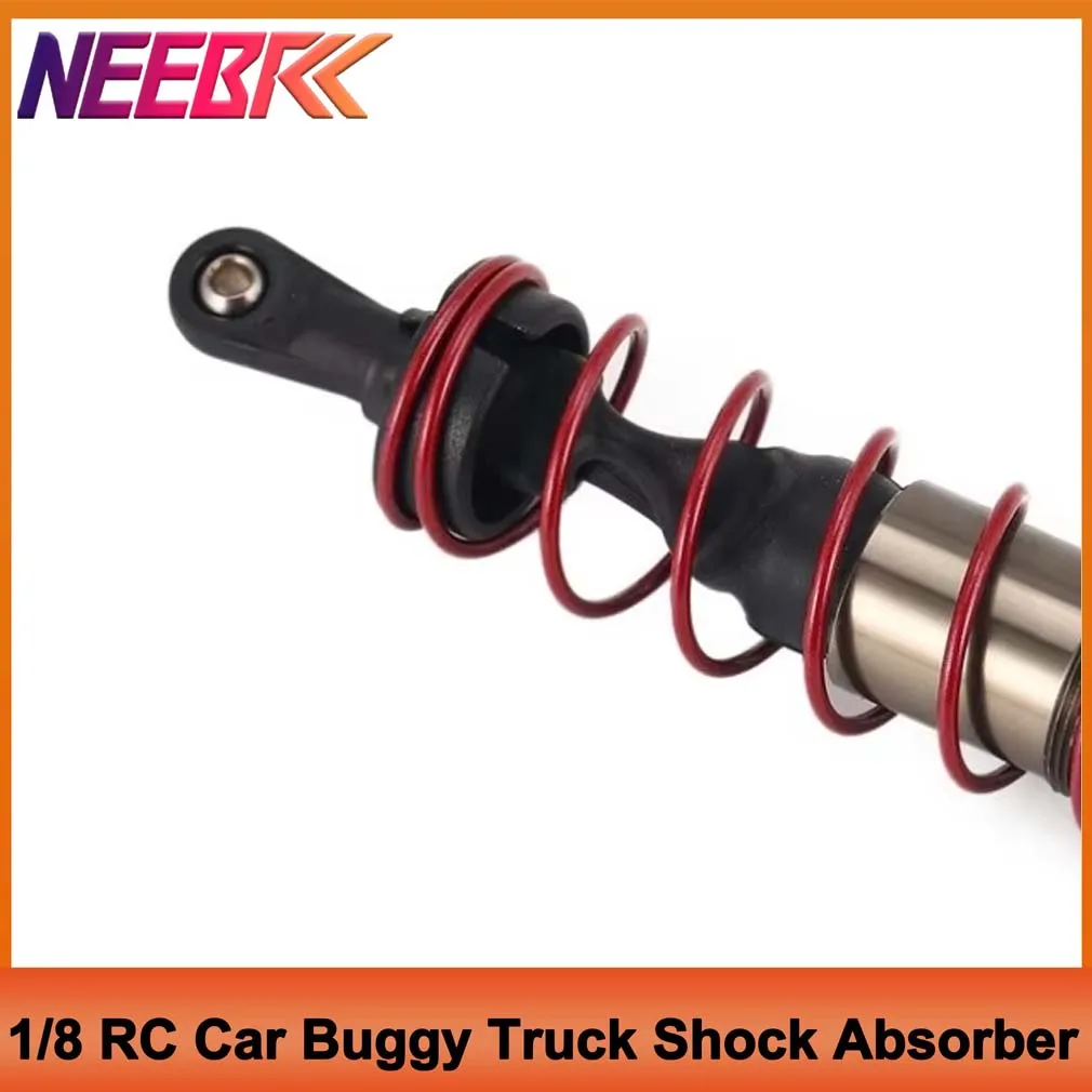 

1/8 RC Car 2pcs 120mm Front 2pcs 143mm Rear Damper Metal Negative Pressure Shock Absorber for Buggy Truck Truggy HPI Redcat LRP