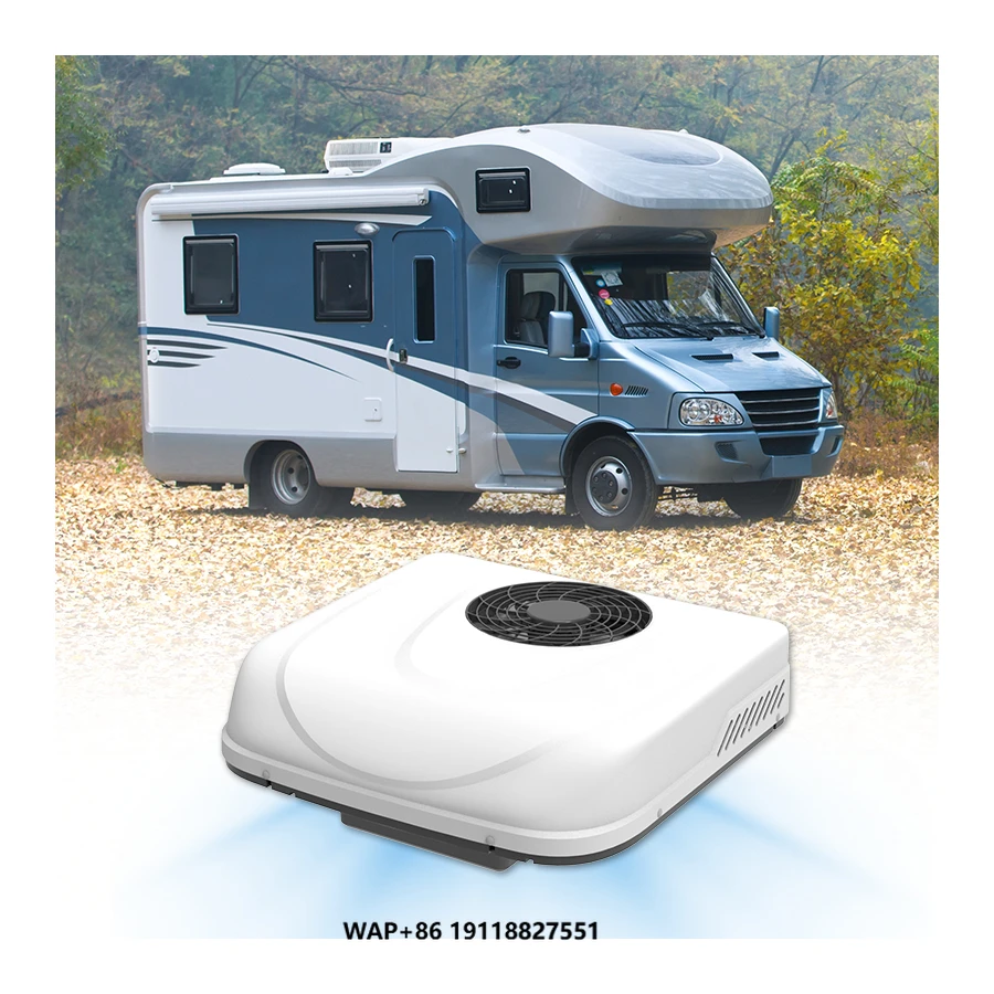 جديد 12 فولت RV سقف تكييف الهواء وقوف السيارات جهاز التبريد تكييف الهواء الكهربائي للسيارات والحافلات RV حافلة تكييف الهواء #1