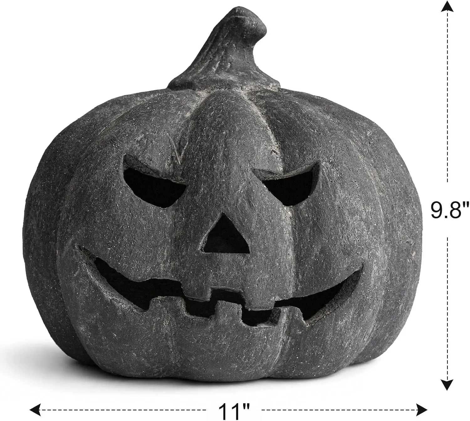 Handmade Terracotta Pumpkin Halloween Jack Lantern
