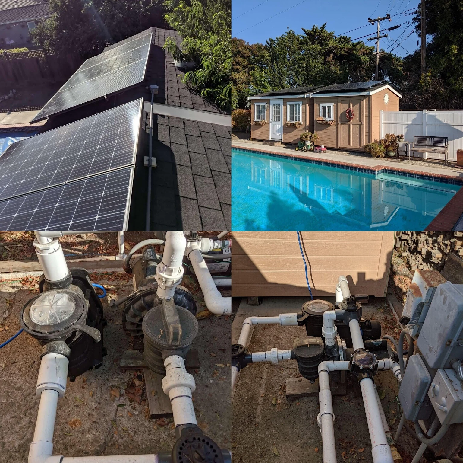 Pompa solare per piscina ibrida Acdc con sistema ad energia solare