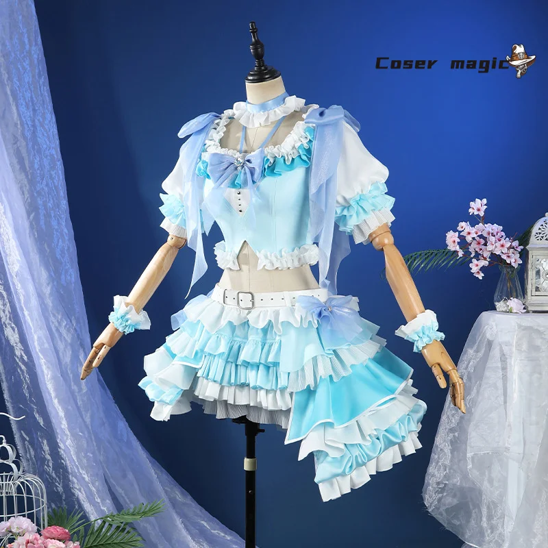Disfraz de Cosplay de Puella Magi Madoka Magica Miki Sayaka, Uniforme para Halloween, Carnaval, Fiesta, Navidad, Ropa para Jugar a Roles