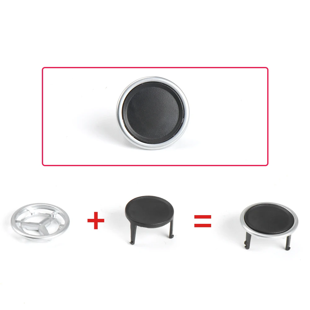 For Sharan 7N1 7N2 2012-2019 For Seat Alhambra 2011-2016 7N0907049C Car Rear Air Conditioning Control Panel Knob Cover Switch