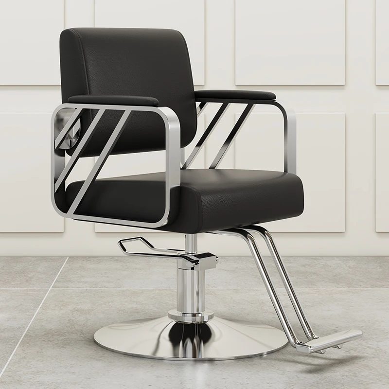 كرسي الحلاقة كرسي الحلاق استقبال انتظار كرسي الحلاق صالون الشعر Cadeira De Barbeiro أثاث صالون الشعر المهني #4