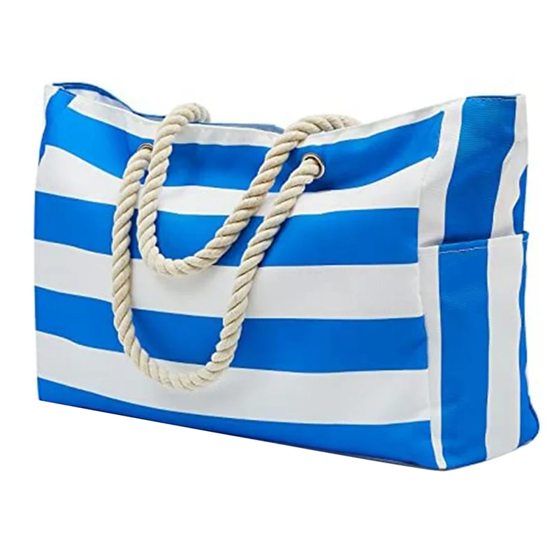 

Beach Bag, Swimming Bag, Waterproof Beach Bag, Swimming Pool Bag, Beach Bag, Shopping Bag, Foldable Shoulder Bag Blue