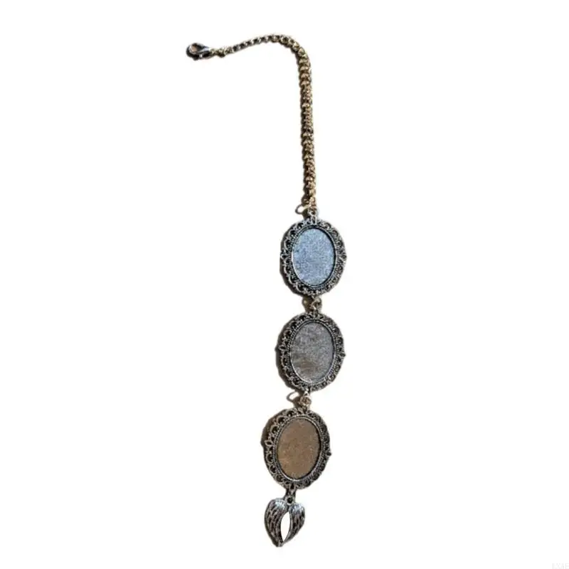  Graduation Hat Tassels Memorial Photo Charm Pendant Oval Antique Photo Charm